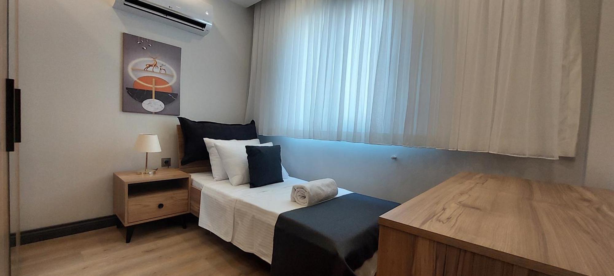 New Flat With Big Living Spaces 3 Near By Lara Daire Antalya